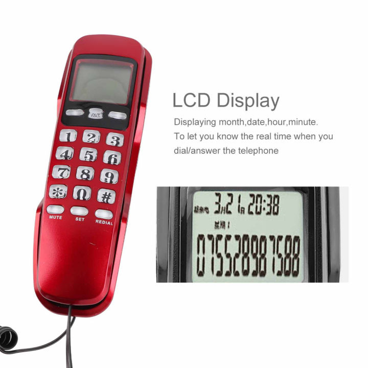 Home%20Telephone%20Mini%20Wall%20Telephone%20Home%20%20Hotel%20Incoming%20Caller%20ID%20LCD%20Display%20Landline%20Phone%20Telephone%20Wired%20Telephone%20-%20Image%203