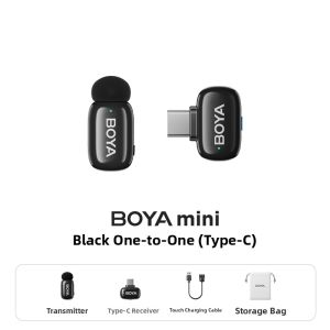 Boya | Wireless Mini Lavalier Microphone for Phone Live Streaming with Noise Reduction
