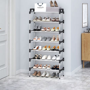 7-Story Aluminum Alloy Shoe Rack Multi-Layer Assembly Dust-Proof Storage for Dormitory Entrance Organizer shoemaker organizer