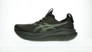 ASICS Men GEL-NIMBUS 28 Running Shoes in Vintage Khaki/Khaki Green