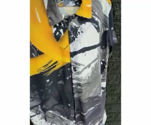 KEMEJA PRIA/WANITA/SPOON/BAHAN KATUN KAOS/MOTIF ABSTRAK