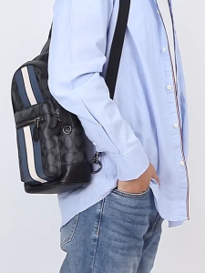 original mens bag chest bag shoulder bag crossbody bag casual travel bag leather waist bag vintage flower chest bag backpack C2999 size: 19*33*7cm