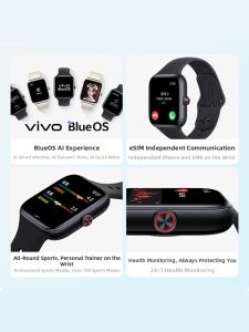 vivo | ESIM 3rd Gen Square-faced Smartwatch High Appearance