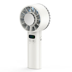 5200 mAh Large capacity handheld fan High speed refrigeration handheld fan 100 speed outdoor mini fan USB charging portable fan