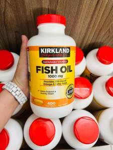Viên Uống Dầu Cá Fish Oil 1000 mg Omega3 300 mg Loại 400 Viên Của Mỹ - Date 08/2027