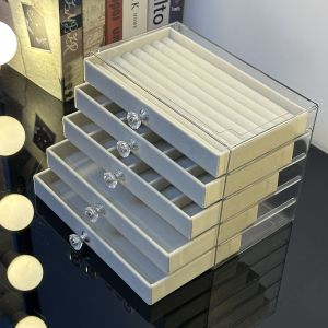 Five Layer Drawer Style Acrylic Jewelry Box