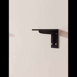 Heavy Duty Shelf Bracket Wall Bracket Premium Metal Black Floating L Shelf Bracket Hardware Tools