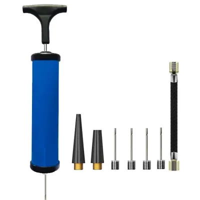 1 Pc Portable Multifunctional Ball Pump With Needle And Nozzle Ball Inflator For FootballBasketballVolleyballSwimming