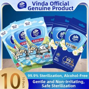 Vinda | Lemon Fruit Tea Scented Antibacterial Wet Wipes