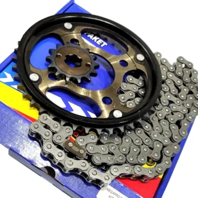 GEAR SET SPROCKET MEGAPRO NEW FI / CB150R/VERZA/ PAKET GIR RANTE MEGAPRO MONO/ GIR SET 14T-42T