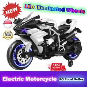 【SG Ready Stock】Super Large Kid Kawasaki Electric Motorcycle/Motorbike*Most Premium Version*★Ride On Vehicle√2-8 Years Old Boys/Girls Toy Car√Flashing Wheels√FREE Installation√Early Learning√Premium Quality√Fast Delivery√Best Gifts for Children√