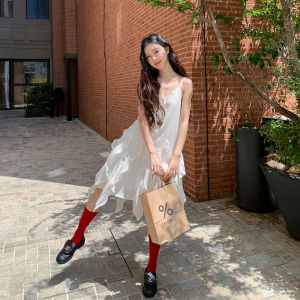 Ruffled Irregular Innerwear Dress
