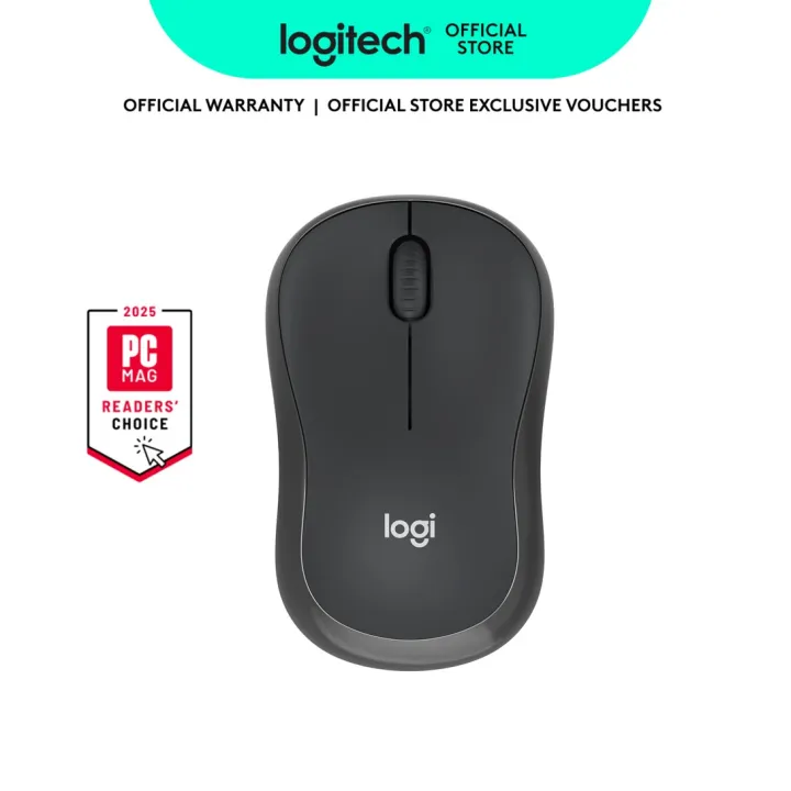 Logitech M240 Silent Bluetooth Mouse, Wireless, Compact, Portable, Smooth Tracking, 18-Month Battery, for Windows, macOS, ChromeOS, Compatible with PC, Mac,