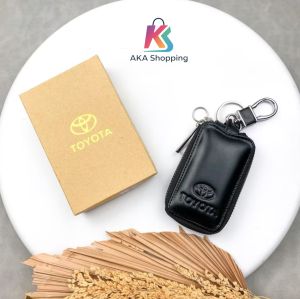 GK11 Gantungan Kunci Mobil Kotak Dompet STNK Kulit Asli Keyless Car