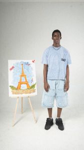 A1 Carpenter Jorts - Ice blue - Celana Pendek Pria
