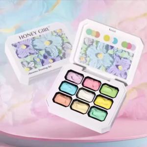 1PC Sơn Gel Móng Tay Màu Macaron 9 Màu 3 Trong 1 Độ Bão Hòa Cao Bền Bỉ Tương Thích UV&LED Có Thể Tạo Hiệu Ứng Chuyển Màu