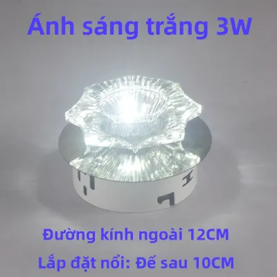 Đèn LED Pha Lê Âm Trần Hiện Đại