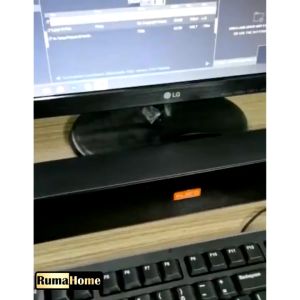 Speaker Soundbar Komputer/Laptop/PC/Gaming Super Bass Portable Power Full Mini Soundbar Fleco F-550