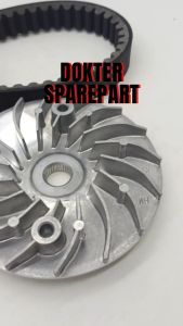 KZR (PAKET 3 CVT) RUMAH ROLLER ASSY + KIPAS RUMAH ROLER + VANBELT VARIO 125 150 / ROLER / KIRIAN CVT