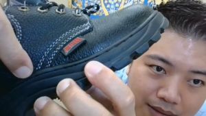 PANTHER BOLT รองเท้าเซฟตี้ หนังพียู คุณภาพสูง พื้นผสมยางไนไตรล์ กันน้ํามัน เย็บพื้นรอบ