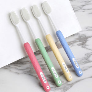 Toothbrush Soft Hair Adult Family Pack Adult Home Use Hospitality Men and Women Bamboo Charcoal Toothbrush Travel Combination Package Independent Packaging