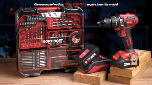 WORCRAFT CHDS20LIB CORDLESS BRUSHLESS DRILL 20V | 10MM | 50NM [ REPLACE CHDS20LIBAB ]