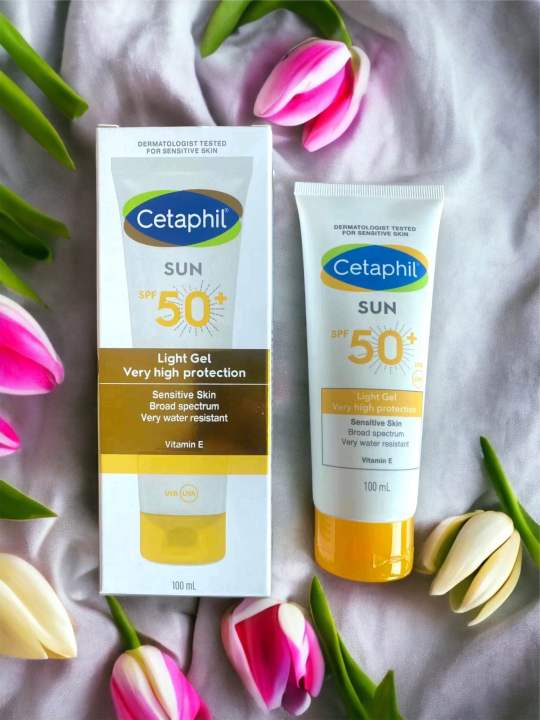 Cetaphil SUN SPF50+ VITAMIN E. light gel very high protection 50ml