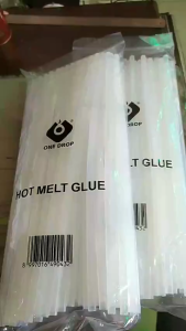 Lem Bakar Kecil / Isi Lem Tembak kecil bening One Drop Ukuran 71 mm x 30 Cm Lem Tembak 1 KG ( -+ 82 batang )