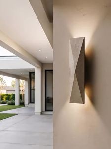 vibia | Waterproof Natural Sandstone Outdoor Wall Light