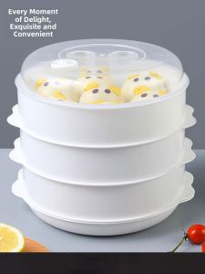 Microwave Oven Steamer Lid Heated Cover Hot Dish Steamer Kitchen Appliance Accessory Specialized Microwave Oven Box