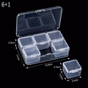 Hộp Đựng Hạt Nhựa Trong Suốt Nhỏ Có Nắp Đậy Hộp Đựng Đồ Trang Sức Tự Làm Nhỏ Hộp Đựng Đồ Thủ Công Và Hạt Cườm