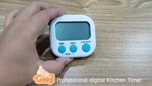 VK Large Lcd Digital Kitchen Cooking Timer Multi-Function Timer Big Digits Loud Alarm Magnetic Backing Stand For Cooking