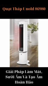 Quạt Tháp Unold 86980 Heiz-Ventilator Seasons 3 Trong 1