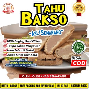 Tahu Bakso Baxo Semarang ASLI Premium Besar Oleh-oleh Ungaran Semarang Tahu Bakso vacum