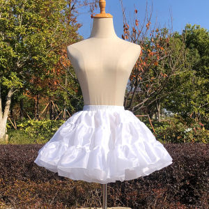 Violent Flounce Short Half-length Lolita Skirt Support Large Size Puffy Skirt Underlining Daily Cosplay Accessories