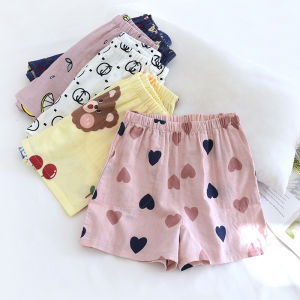 INS Summer Thin Pure Cotton Gauze Home Pants Shorts