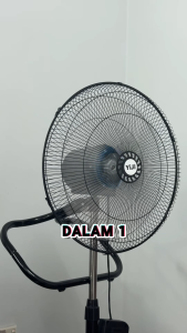 3 In 1 Industrial Fan 18 Inch Stand/Wall/Floor Fan/ Kipas Aluminium Blades Malaysia Plug Heavy Duty Strong Wind Fan High Power Multipurpose Fan