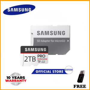 100% Original  Samsung  128GB 256GB 512GB 1024GB 1TB 2000GB PRO Endurance microSDXC Memory Card for Video Monitoring with SD Adapter(Free Card Reader) (Free Shipping)