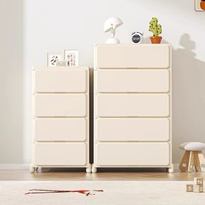 KAIPAQI | Moveable Wall-side Narrow Space Storage Cabinet