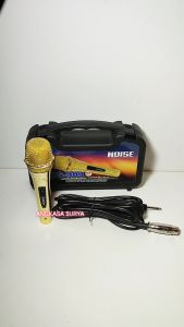 MIC NOISE NS909 GOLD ORIGINAL /  MICROPHONE KABEL NOISE NS 909 GOLD ORIIGINAL KOPER / MIC KABEL NOISE NS-909 GOLD ORGINAL KOPER PLASTIK