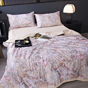 BAIO Blanket ผ้าห่ม cartoon ผ้าห่มแอร์ นุ่มและระบายอากาศได้ดี นักเรียน วัยผู้ใหญ่ เดี่ยว สองเท่า Machine wash ขนาด 5 ฟุต 7 ฟุต (Blanket 5ft 7ft) ความรู้สึกเย็นสบาย