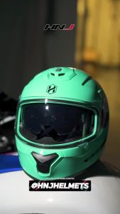 HNJ 2020 Motorcycle Helmets Full Face Helmet Motor Helmet Dual Visor matte black helmet for women