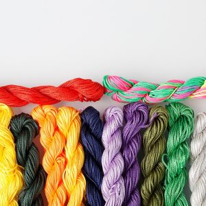 1mm Nylon Trung Quốc Nút Thắt Sợi Cho DIY Vòng Tay Trang Sức Không Co Giãn Chịu Mài Mòn Dệt Trang Trí Tay Dây