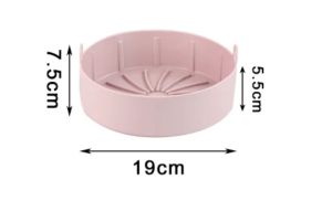 AirFryer Silicone Pot Square Air Fryers Oven Baking Tray Bread Fried Chicken Pizza Basket Mat Replacemen Grill Pan Accessories