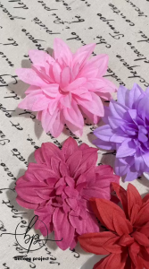 Kelopak Bunga Crisant jumbo 14cm artificial bahan kerajinan KB37