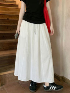 YAYANGREN | Plus Size White New A-Line Skirt Summer Quick-Dry