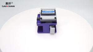 FC-6S Fiber Cleaver FTTH Optical Fiber Cable Cutting Tools Fiber Cable Cutter 16 Surface Blade Automatic Fiber Optic Tool