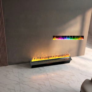 Intelligent 3D Fogging Electric Fireplace