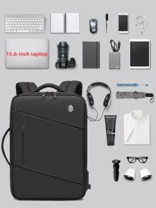 Arctic Hunter | Business Travel Customizable Print Logo Backpack 17 Inch