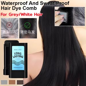 Waterproof And Sweat-Proof Hair Dye Comb Long Lasting Hair Color Stick For White Gray Hair No-Damage Hair Dye Hair Stick